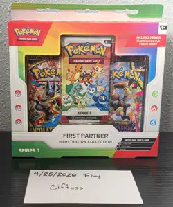Pokemon TCG First Partner Illustration Collection Series 1 New Sealed - Image 1