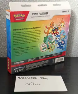 Pokemon TCG First Partner Illustration Collection Series 1 New Sealed - Image 3