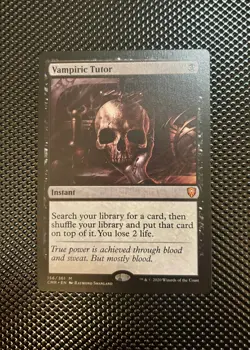 Vampiric Tutor Commander Legends Regular 156/361 - Image 1