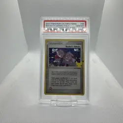 2021 POKEMON CELEBRATIONS CLASSIC COLLECTION 86 ROCKET's ADMIN HOLO PSA 10 - Image 1