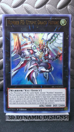 | Yugioh Number F0: Utopic Draco Future KICO-EN013 1st Ultra Kings NM/M 🔥 | - Image 1
