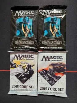 MTG Core Set Booster Packs - 2 /2013 + 2/2015 Sealed - Image 1