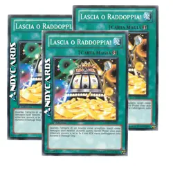 3x LASCIA O RADDOPPIA! (Double Or Nothing!) • Comune • GENF IT046 • 1Ed • Yugioh - Image 1