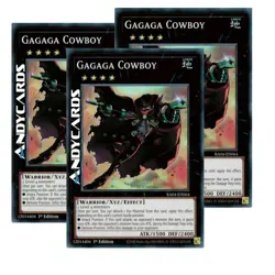 GAGAGA COWBOY 3x (Cowboy Gagaga) • Super R • RA04 EN064 • 1Ed • Yugioh ANDYCARDS - Image 1