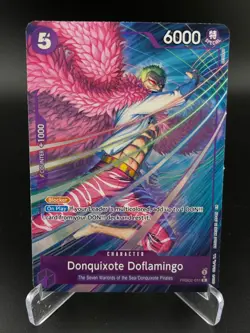 Donquixote Doflamingo Alt Art PRB02-011 Premium Booster Best Vol 2 One Piece NM - Image 1