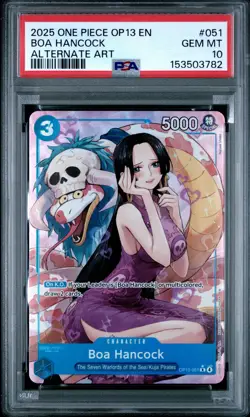 2025 One Piece Op13-Carrying On His Will #051 Boa Hancock PSA10 - Image 1
