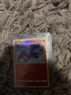Pokemon Radiant Charizard 020/159 Crown Zenith Radiant Rare Holo 160 HP Card - Image 2