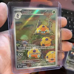 Pokemon TCG Dottler Paradox Rift 184/182 Holo Illustration Rare Card - Image 1