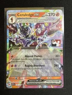 Ceruledge EX 036/191 Prize Pack Series Cards Holo - Image 1