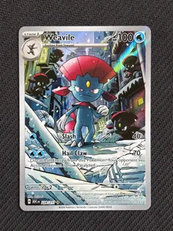 Pokemon Card Weavile 228/217 Ascended Heroes Illustration Rare Near Mint - Image 1