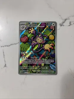 Ambipom 107/094 Phantasmal Flames Illustration Rare Full Art Pokemon TCG Card NM - Image 1