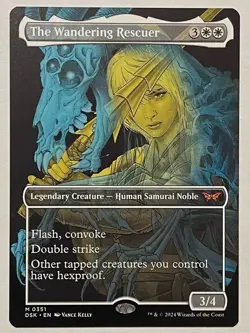 The Wandering Rescuer Showcase - Mythic - Duskmourn: House of Horrors MTG - Image 1