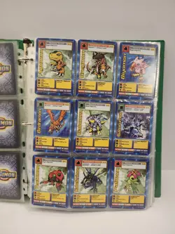 Vintage Digimon Card Binder Lot 1999 Bandai Agumon Gabumon Patamon Huge... - Image 1