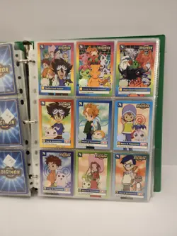 Vintage Digimon Card Binder Lot 1999 Bandai Agumon Gabumon Patamon Huge... - Image 5
