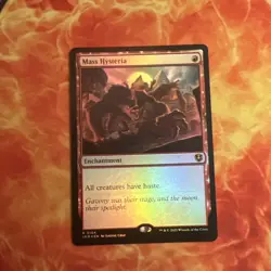Mass Hysteria FOIL / Magic MTG / Innistrad Remastered - Rare - NM - Image 1