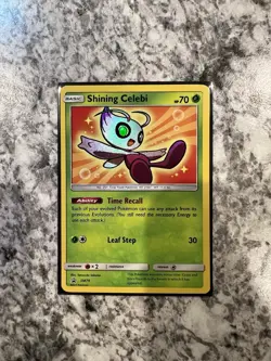 Shining Celebi SM79 Black Star Promo Holo SM Sun & Moon Pokemon Card NM - VLP - Image 1