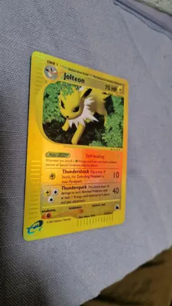 Pokemon Jolteon Card 13/144 Skyridge E-Series Reverse Holo NM- - Image 3