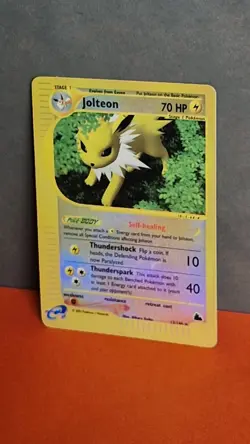 Pokemon Jolteon Card 13/144 Skyridge E-Series Reverse Holo NM- - Image 4