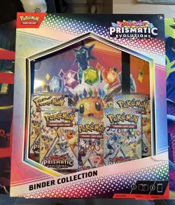 Pokemon TCG - Prismatic Evolutions Binder Collection | New + Sealed Slight Tears - Image 1