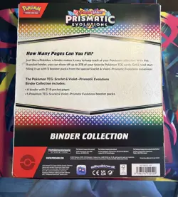 Pokemon TCG - Prismatic Evolutions Binder Collection | New + Sealed Slight Tears - Image 2