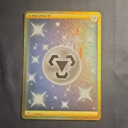 Pokemon TCG Metal Energy 237/203 Evolving Skies Full Art Secret Rare Gold Holo - Image 1