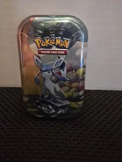 Pokemon TCG Scarlet & Violet Prismatic Evolutions Glaceon Mini Tin Sealed - Image 1