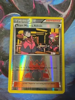Pokemon Team Magma Admin Uncommon Double Crisis 29/34 LP - Image 1