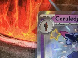 Pokemon Ceruledge Shiny Rare Holo SV: Paldean Fates 162/091 English 2024 - Image 2