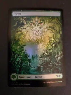 Forest Foil (276) Full Art Duskmourn: House of Horror DSK MTG Magic NM - Image 1