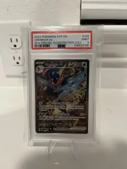 Pokemon 2024 SVP EN-SV Black Star Promo #132 Greninja EX PSA 9 - Image 1