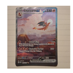 Pokemon Charizard ex 199/165 SV: Scarlet & Violet 151 Illustration Rare Holo - Image 1