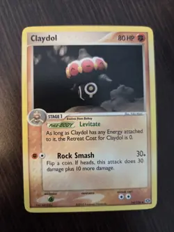 💥 Claydol 2005 Pokemon vintage 24/106 EX Emerald non Holo Foil Near Mint - Image 1