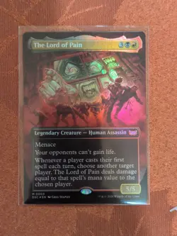 The Lord of Pain (Borderless) Commander: Duskmourn: House of Horror Foil - Image 1