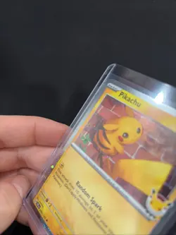 Pikachu 051 /162 Stamped 2026 Pokemon Day 30 Promo with SWIRL 🌀 includes Coin - Image 3