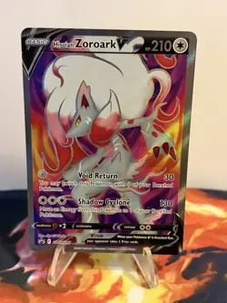 Pokemon TCG Hisuian Zoroark V SWSD SWSH297 NM Promo Holo - Image 2