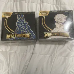 Mega Evolution MEG Elite Trainer Box ETB Set of 2 Lucario & Gardevoir NEW SEALED - Image 1