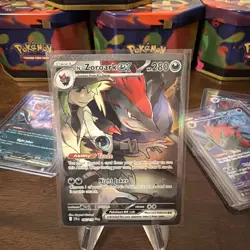 N's Zoroark ex 185/159 Pokemon TCG Sv09: Journey Together Holo SIR + Extras! - Image 3