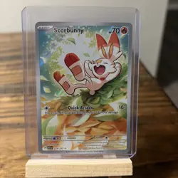 Pokemon TCG Scorbunny 225/217 Full Art Ascended Heroes NM - Image 1