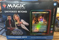 MTG Universes Beyond: Doctor Who - Paradox Power Commander Deck NEW SEALED - Image 1