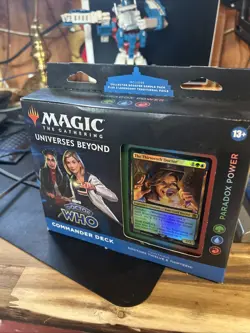 MTG Universes Beyond: Doctor Who - Paradox Power Commander Deck NEW SEALED - Image 3