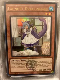 Yu-Gi-Oh! Laundry Dragonmaid BLMM-EN056 1st Edition Ultra Rare PSA 10 GEM 💎 - Image 1