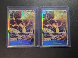 Lot of 2 - Kaido OP05-118 Secret Rare One Piece TCG Awakening of New Era - Image 1