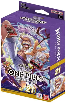 ONE PIECE TCG: GEAR5 STARTER DECK EX 21 (ST-21) FACTORY SEALED ENGLISH - Image 1