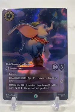 Disney Lorcana Dumbo Ninth Wonder of the Universe Enchanted 228/204 EN 9 - Image 1