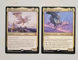 Rith,Liberated Primeval & Zur, Eternal Schemer - Dominaria United - NM - Image 1