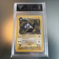 Dark Magneton Pokemon Card 60/82 2000 team rocket near mint 8 - Image 1