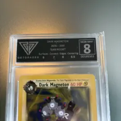 Dark Magneton Pokemon Card 60/82 2000 team rocket near mint 8 - Image 3