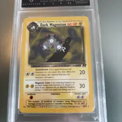 Dark Magneton Pokemon Card 60/82 2000 team rocket near mint 8 - Image 4