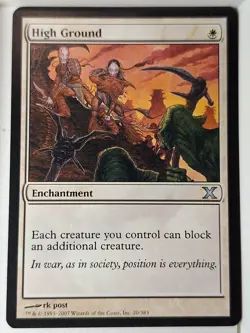 High Ground - 10th Edition Core Set - Magic the Gathering MTG Nice! - Image 1