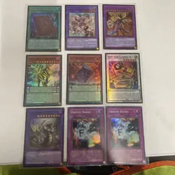 Lot Of 9 Super Rare,and Ultra Rare Yugioh Cards All NM! +Bonus FREE SHIPPING! - Image 1